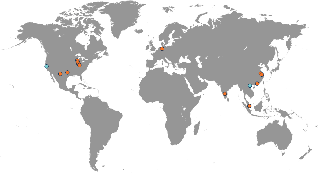 Marian global locations