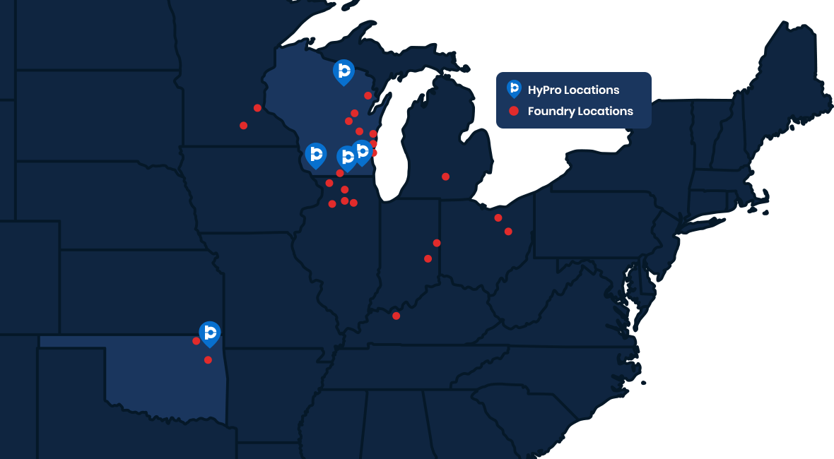 Hypro Partners Map